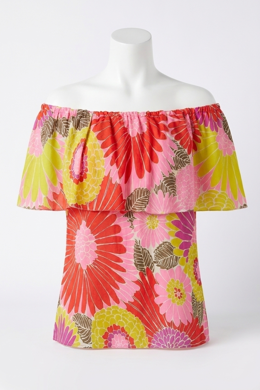 NEW TRINA TURK agua caliente top in mti